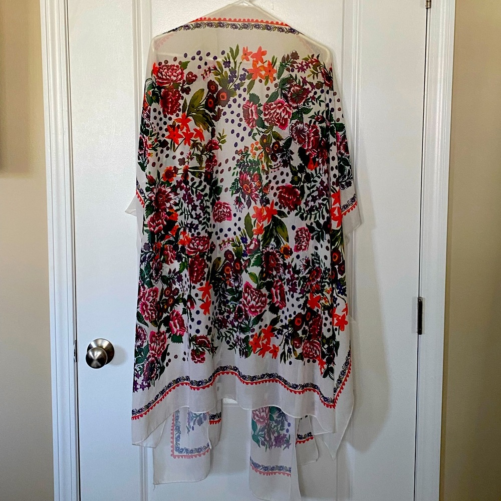 Floral pattern lightweight swimsuit cover all sizes by Wish